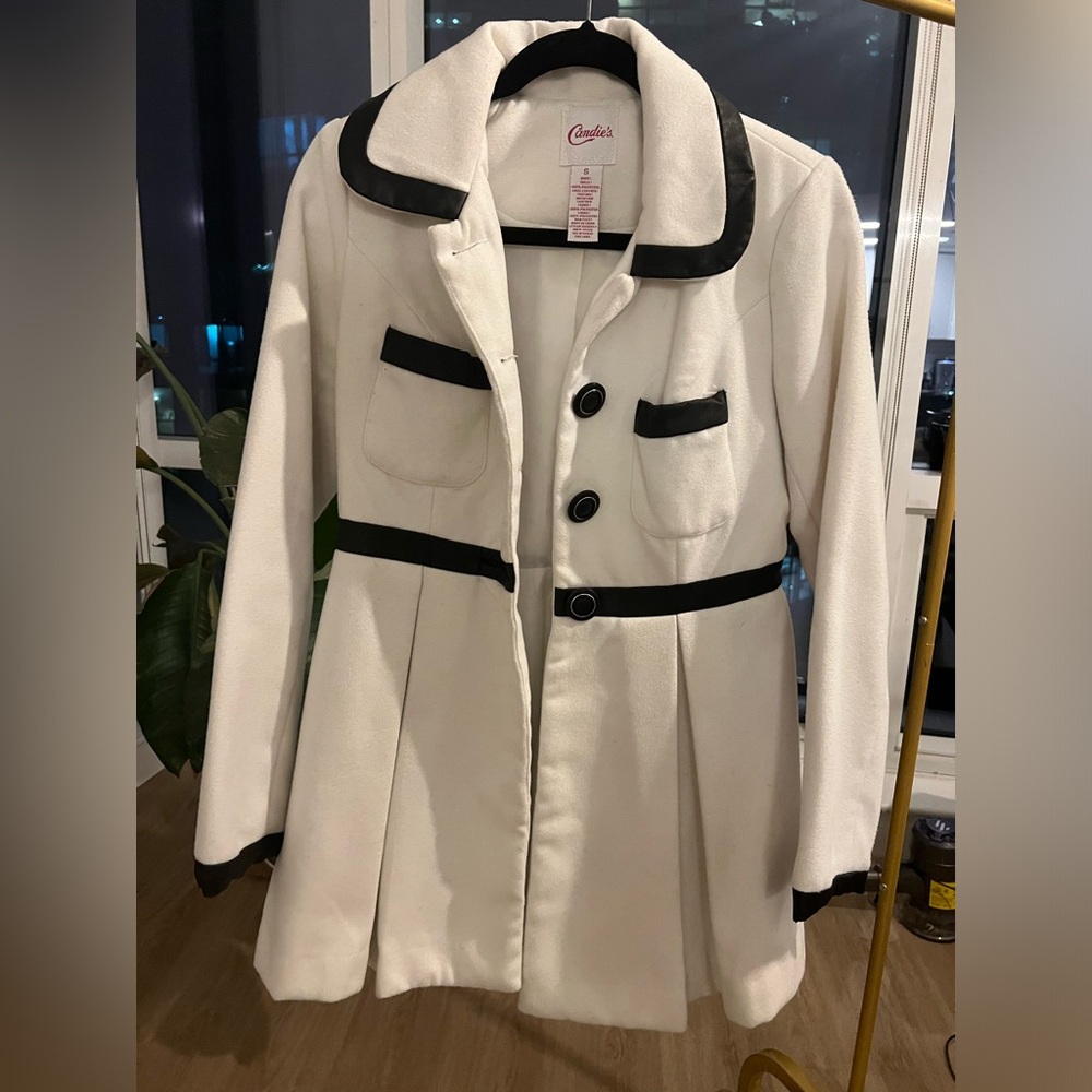 White peacoat jacket